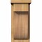 Ekena Millwork Del Monte Smooth Corbel w/Backplate, Western Red Cedar, 7 1/2"W x 8"D x 16"H COR08X08X16DEL01SWR - alternate 2